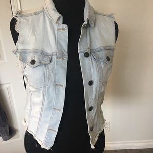 Jessica Simpson denim vest